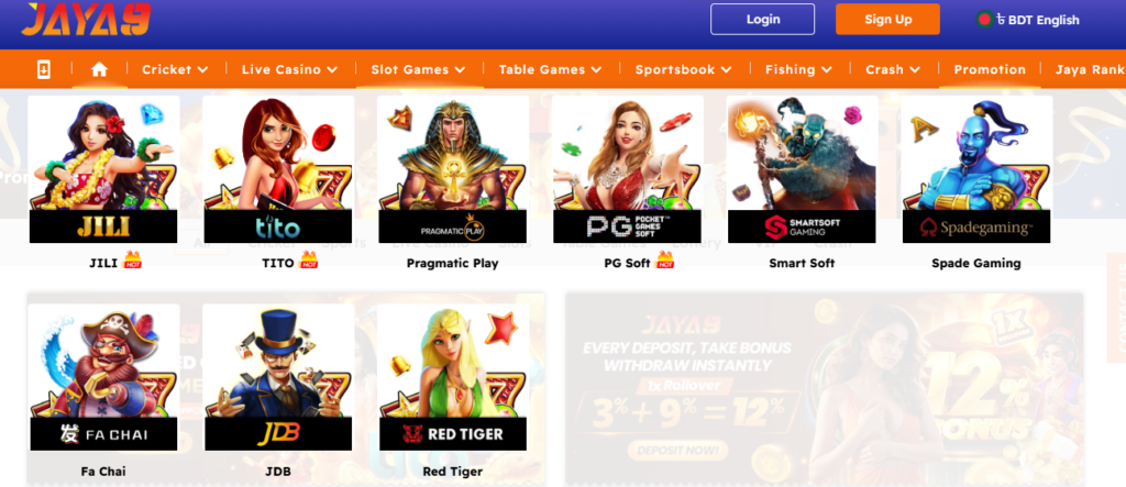 Joya 9 Games Overview: Slots, Live Casino, Quick Games
